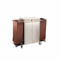 Hotel Cleaning Cart Multi Pocket for Housekeepers, Guest Floors