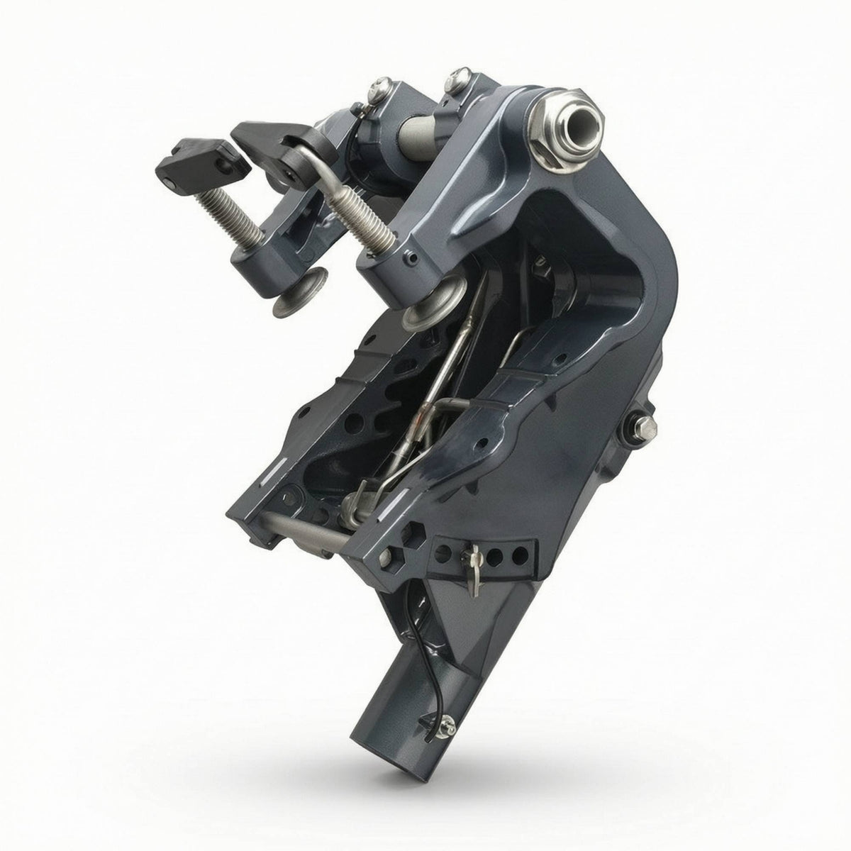 Swivel Bracket with Transom Clamp Assembly Hinged Transom Clamp Assembly Heavy-Duty Mount for Boat Owners