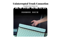 Precisely Fitted foldable vehicle storage box Leather Texture Trunk Organizer Space-Saving Vehicle Storage Large Capacity for Wuling Mini car Owners, careryday drivers, adventurers, careryday Commute, Grocery Shopping, highway Trips, Camping