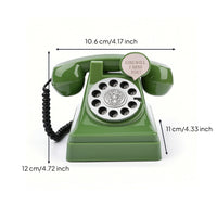 Rotary Phone Piggy Bank Vintage Telephone Piggy Bank Telephone-Shaped Cash Box Decorative Dial Phone Cash Box Nostalgic