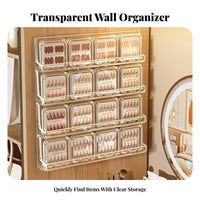stick-on Nail Display Box particle-resistantguard Cosmetic Container Transparent Design