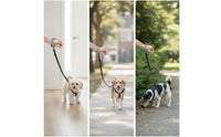 Hand-Held Dog Leash Wrist Strap Secure Leash with Wrist Cuff Comfortable Breathable Mesh for Pet Owners, Outdoor Training