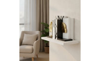 Ginkgo Leaf Bookends Textured Resin Bookends Stable Book Holders for Bookshelf, Living Room