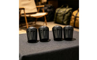 4 Pieces Camping Folding Chair Leg Foot Protector Sink-Preventive Moon Chair Leg Protector Outdoor Hardware for , Camping