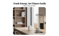 Mini Smart Socket Small Design Mini Smart Plug Voice Activated Plug Easy Setup Distance Control Outlet No Hub Required for Home