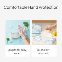 Disposable TPE Gloves Food Grade Thick Waterresistant
