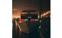 Compact Boat Navigation Light Water-Resistant Light with Clip Portable Lightweight for Night Boating