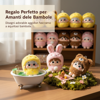 5cm Cotton Doll Hats - Cute Animal Designs for Plush Dolls