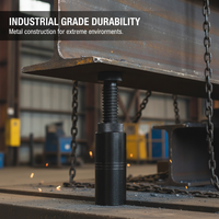 Heavy Duty Screw Jack for Machining Centers - Adjustable Flat Head Clamp