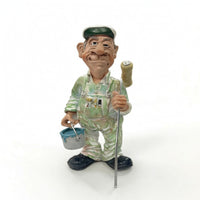 Tradesperson Figurine Caricature Cartoon Figurine Novelty for Desk, Tradespeople