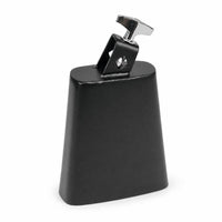 Cowbell Mounted Cowbell with Mounting Bracket Drum Kit Accessory Metal Percussion Tapered for Drummers, Stage, Rehearsals