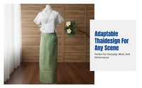 Xishuangbanna Dai Costume, Thai Style Ethnic Top, Traditional Performance Wear