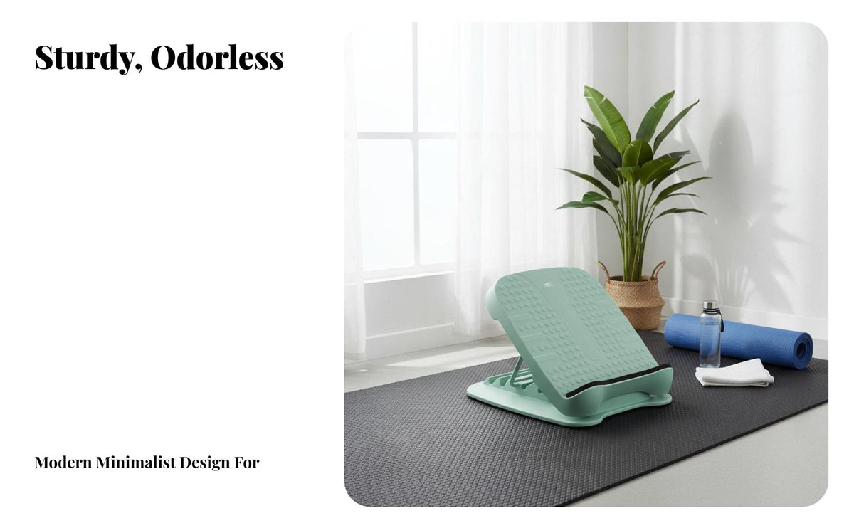 Foldable Adjustable Calf Stretcher Portable Calf Stretch incline board Non-Slip Surface Slant Board Multi-Functional for Athletes, Beginners, bodily Therapy Patients, exercise, Gym, Home