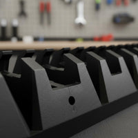 Space-Saving Wrench Storage Includes Size Labels Interlocking Wrench Storage Rack Secure Hold Interlocking Tool Holder Heavy Duty for Technicians