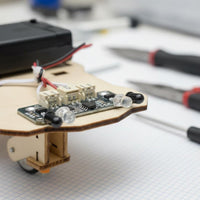 STEM Education Wooden Smart Car Kit Hands-on Ability Robotics Project Creative Thinking for Students