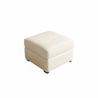 Padded Seat Tufted Storage Ottoman adaptable Upholstered Bench Multi-Purpose Footrest Stool Sturdy Construction for Families, Homeowners, Interior Designers, Living Room, Walk-in Closet, Entryway, Hallway