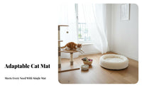 Round Feline Climbing Structure Pad Versatile Feline Climbing Structure Climbing Structure Cushion Versatile Round Faux Pet Cushion
