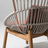 Outdoor Garden Chair, Synthetic Rattan, High Backrest, Lounge Chair, 105x82x152cm