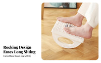 Adjustable Angled Footrest Non-Slip Foot Stool Massaging Surface for Gaming