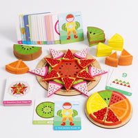 Puzzle with Pattern Cards Educational Method Wooden Puzzle with Cards Matching Game Geometric for Toddlers, Homeschool, Playroom