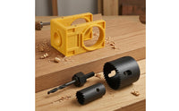 2-1/8 Inch Door Lock Installation Tool Plastic Door Lock Hole Saw Set