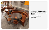 rustic aesthetic Upholstered Booth Set Commercial Grade Corner seating Dining Set Space-Saving Restaurant Seating Configurable Layout for Cafe Owners, Interior Designers, Restaurants, Cafes, Diners, Food Courts