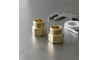 M22 Male to M20 Female Adapter Brass Thread Reducer Copper Water Joint Long-Lasting Threaded Pipe Joint