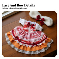 30cm Doll Princess Dress Great Birthday Gift BJD Dress Soft Material Doll Outfit for Girls, Imaginative Play