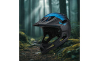 Bike Helmet with Detachable Chin Guard CE Certified Helmet with Detachable Chin Bar Impact-Resistant Removable