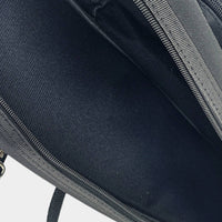 Black Instrument Bag Water-Resistant Padded Instrument Bag Waterproof Textured Textile