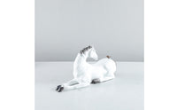 Resin Horse Figurine Decorative Horse Figurine with Bird Sculpture Long-Lasting Decoration Artisan-Made for Art Collectors