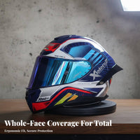 Full-Coverage Removable Washable Liner Full Face Aerodynamic Design Impact-Resistant Headwear for Men, Adults, Daily Commute