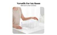 Easy to Clean Facial Mask Storage Box Large Capacity Divided Skincare Storage Container Accessible Top Design for Women, Desktop, Bathroom
