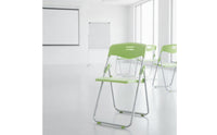 Metal Folding Chair Space-Saving Folding Chair Portable Chairs for Businesses, Students, Office, Classroom, Meeting Room