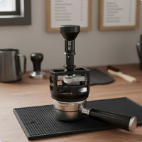 Espresso Pin Distributor Breaks Up Clumps Clump Breaker Tool Adjustable Height Rotating Coffee for Baristas