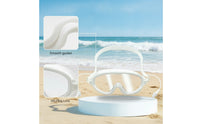 Adjustable Swim Goggles with Earplugs Silicone Swimming Goggles with Earplugs Panoramic Swim Glasses Comfortable for Beach