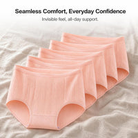 Women's High-Waist Cotton Briefs for Middle-Aged & Elderly Women