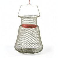 Foldable Catch-Holding Keep Net with Buoy Floating Wire Catch-Holding Basket Heavy Duty Quick Drying for Anglers