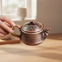 Copper Tea Kettle Vintage Tea Kettle with Lid Antique Teapot with Lid for Collectors