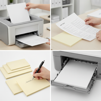 A4 Copy Paper 70g 75g 80g, 500 Sheets/Pack, White Printer Paper for Office and School