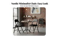 Padded Folding Chair Installation Household Furniture No Assembly Required Foldable Stool for Homeowners, Adults, Dining Room, Balcony, Office