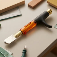 Glass Cutter Sharpen Glass Cutter with Alloy Head Comfortable Tool for Glaziers