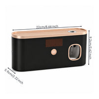 Toothbrush Holder with Sanitizer Space-Saving Toothbrush Holder with Sterilizer Compact Easy to Install for Family