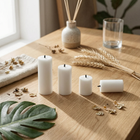 Miniature Candle Tray Set DIY Craft Project Miniature Candle Set for Dioramas