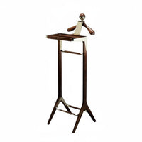 Multi-Functional Floor-Standing Suit Rack Vintage design Garment Stand Multifunctional Organizer Clothing Storage Sturdy and long-lasting for Adults, Professionals, Men, changing area, Walk-in Closet, Office