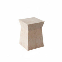 pure Wood Finished Tree log Stool Nordic aesthetic Tree log Side Table Rustic Design Home Decor base Carving Art for Interior Designers, Guesthouse Owners, Gift Givers, Living Room, Bedroom, Entryway, Balcony