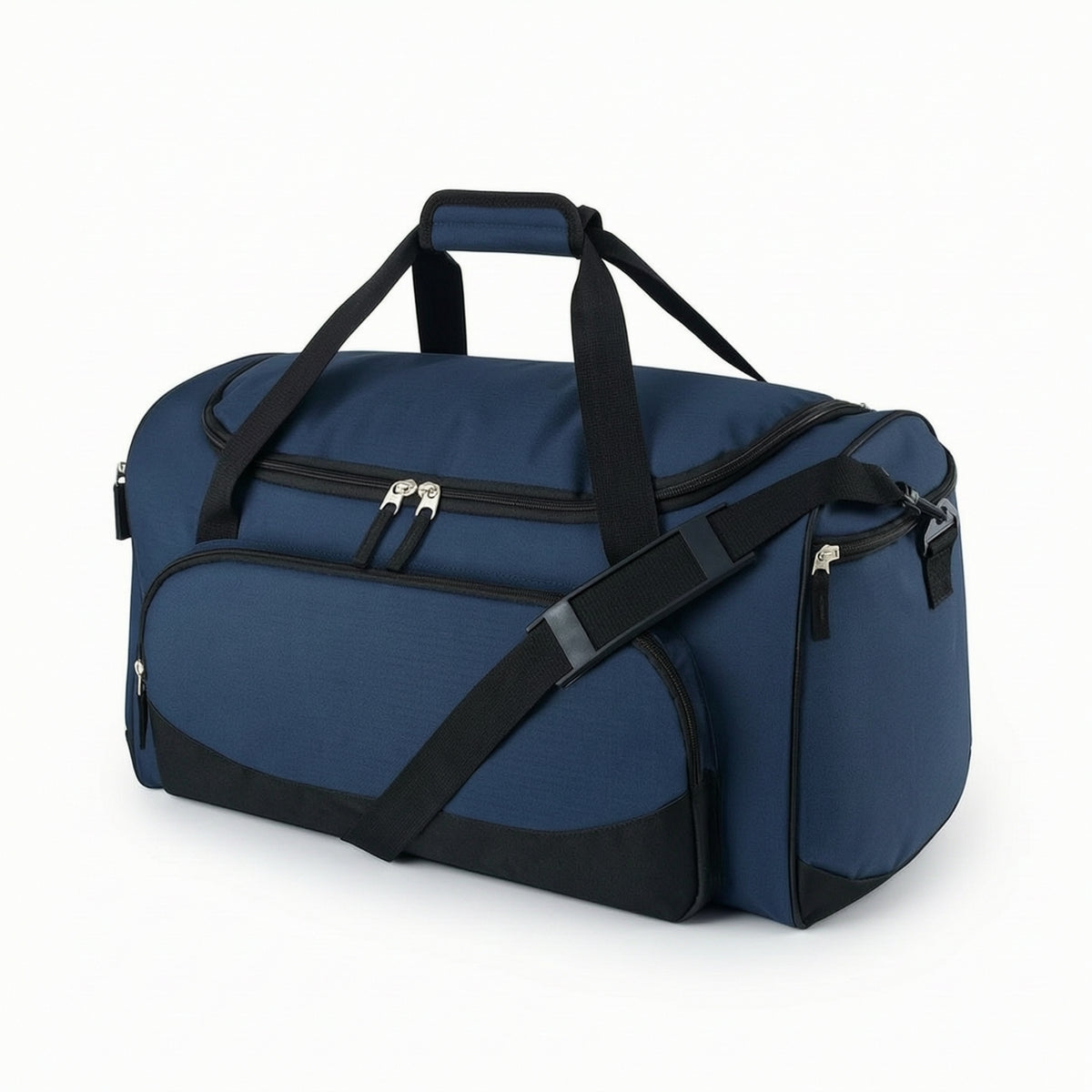 Travel Duffel Bag Multi-Compartment Duffel Bag with Shoulder Strap Multiple Pockets Adjustable for Travelers, Weekend Trips, Gym