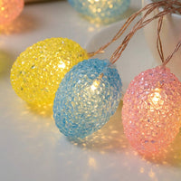 Easter Egg String Light Multi Color Easter Egg Portable Holiday Decoration for Home Stylists, Kids, Spring Decor, Bedroom, Mantelpiece