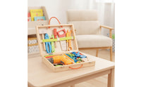 Wooden Toy Colorful Toy with Drill Portable Wooden for Kindergarten
