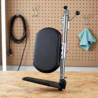 Stainless Steel Wheelchair Leg Rest Detachable Hanging Leg Rest Bracket Easy to Install Wheelchair Foot Support Lightweight for Patient Care, Rehabilitation